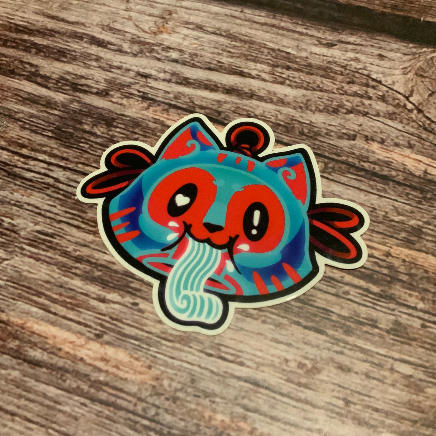 Noodle Cat Sticker