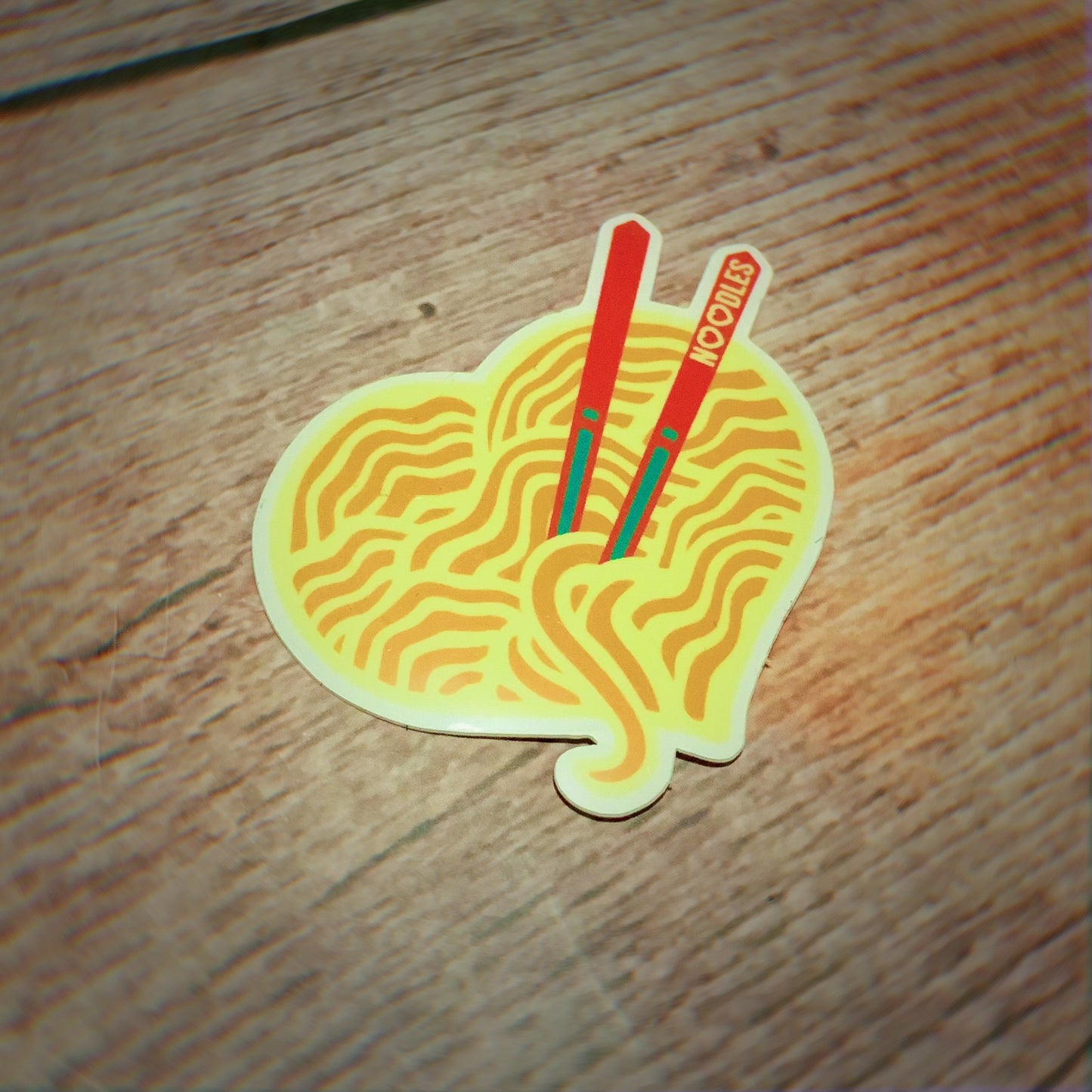 Noodle Heart Sticker