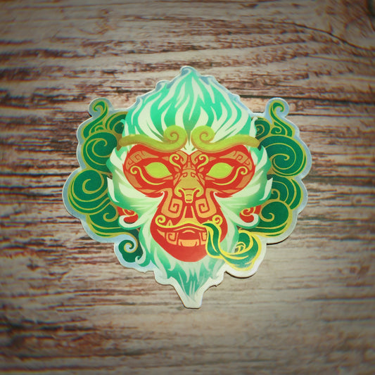 Metallic Monkey King Sticker